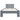 Bedframe massief grenenhout grijs 90x200 cm