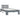 Bedframe massief grenenhout grijs 100x200 cm