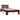 Bedframe massief grenenhout donkerbruin 90x200 cm