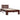 Bedframe massief grenenhout donkerbruin 100x200 cm