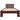 Bedframe massief grenenhout donkerbruin 100x200 cm