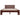 Bedframe massief grenenhout donkerbruin 120x200 cm