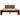 Bedframe massief grenenhout donkerbruin 140x200 cm