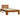 Bedframe massief grenenhout honingbruin 100x200 cm