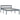 Bedframe massief grenenhout grijs 100x200 cm
