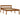 Bedframe massief grenenhout honingbruin 100x200 cm
