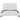 Bedframe kunstleer wit 100x200 cm