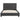 Bedframe kunstleer grijs 100x200 cm