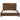 Bedframe kunstsuède bruin 90x200 cm