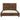 Bedframe kunstsuède bruin 100x200 cm