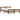 Bedframe massief grenenhout honingbruin 140x200 cm