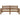 Bedframe massief grenenhout honingbruin 140x200 cm