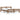 Bedframe massief grenenhout honingbruin 160x200 cm