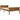 Bedframe massief grenenhout honingbruin 100x200 cm
