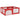 Babybox met 2 deuren oxford stof rood