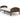 Bedframe massief grenenhout donkerbruin 100x200 cm