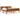 Bedframe massief grenenhout honingbruin 180x200 cm