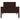 Bedframe massief grenenhout donkerbruin 100x200 cm