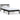Bedframe massief grenenhout zwart 75x190 cm