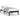 Bedframe massief grenenhout zwart 100x200 cm