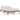 Bedframe massief grenenhout honingbruin 200x200 cm