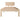Bedframe massief hout 75x190 cm