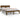 Bedframe massief hout honingbruin 120x190 cm