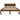 Bedframe massief hout honingbruin 120x190 cm