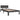 Bedframe massief grenenhout grijs 90x200 cm
