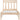 Bedframe massief hout 75x190 cm