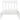 Bedframe massief grenenhout wit 90x200 cm