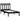 Bedframe massief grenenhout zwart 100x200 cm