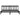 Bedframe massief grenenhout zwart 200x200 cm
