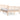 Bedframe massief hout 135x190 cm