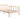 Bedframe massief hout 100x200 cm