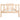 Bedframe massief hout 100x200 cm