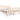 Bedframe massief hout 150x200 cm
