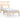 Bedframe massief grenenhout 75x190 cm
