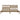 Bedframe massief grenenhout honingbruin 200x200 cm