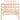 Bedframe massief hout 75x190 cm