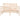 Bedframe massief hout 135x190 cm