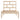 Bedframe massief hout 75x190 cm