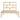 Bedframe massief grenenhout 90x200 cm