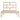 Bedframe massief grenenhout 100x200 cm