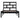 Bedframe massief grenenhout zwart 100x200 cm