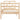 Bedframe massief hout 75x190 cm