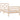 Bedframe massief hout 90x190 cm