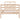 Bedframe massief hout 90x190 cm
