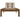 Bedframe massief hout honingbruin 100x200 cm