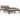 Bedframe massief hout honingbruin 200x200 cm